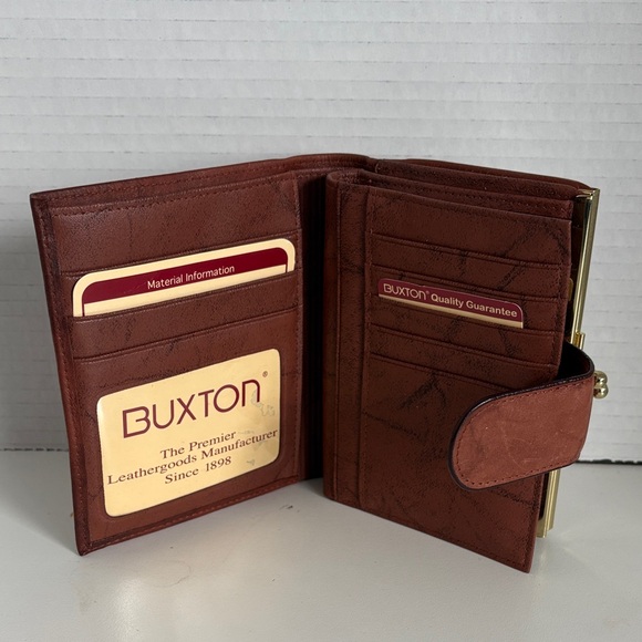 Buxton Rich Brown Leather Wallet - Picture 4 of 7